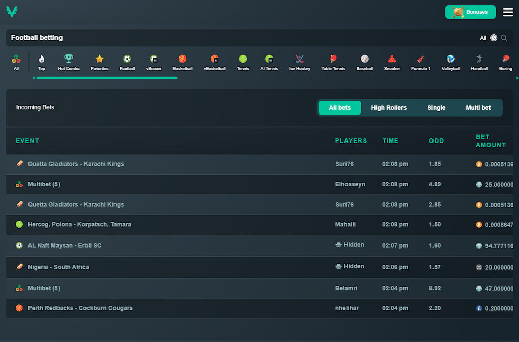 Vave - Crypto Sports Betting